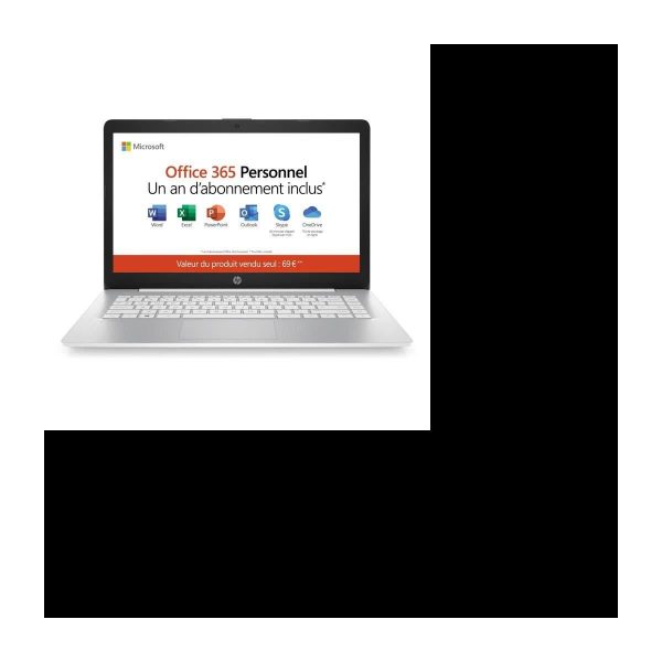 HP PC Portable Stream 14-ds0001nf – 14&Prime; HD – AMD A4 – RAM 4Go – Stockage 32Go – AZERTY – WiFi –