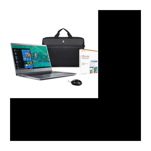 ACER Swift SF314-56-72UF – 14&Prime; FHD – Core i7-8565U – RAM 8Go – 1To + 256Go SSD + Office 365 + Sacoche + Souris