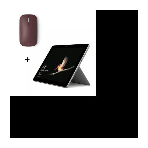 Microsoft Surface Go 4Go RAM 64Go SSD + Souris bordeaux